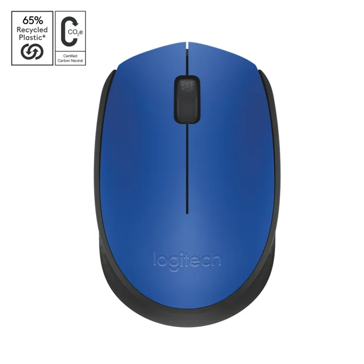 Mouse LOGITECH Inalámbrico Óptico M170 Azul - Imagen 10