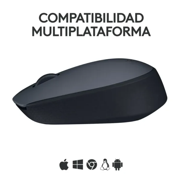 Mouse LOGITECH Inalámbrico Óptico M170 Negro - Imagen 4