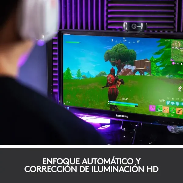 Cámara Web LOGITECH HD Pro Stream C922 - Imagen 3