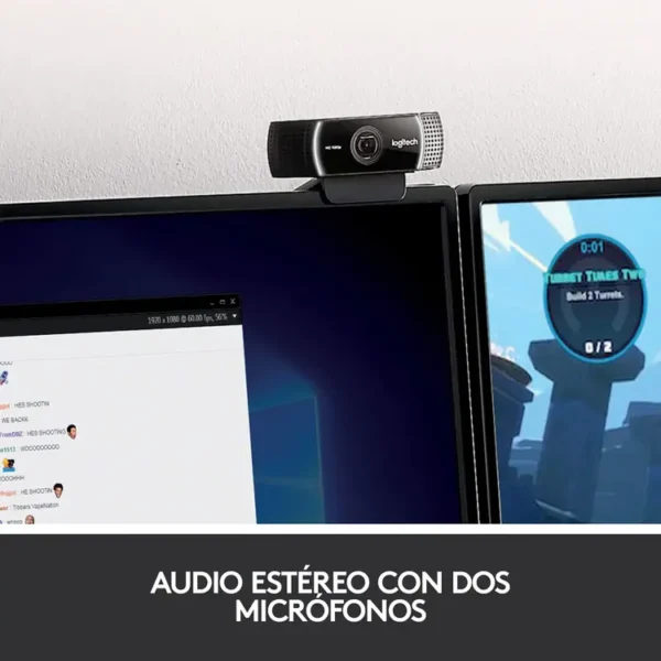 Cámara Web LOGITECH HD Pro Stream C922 - Imagen 5