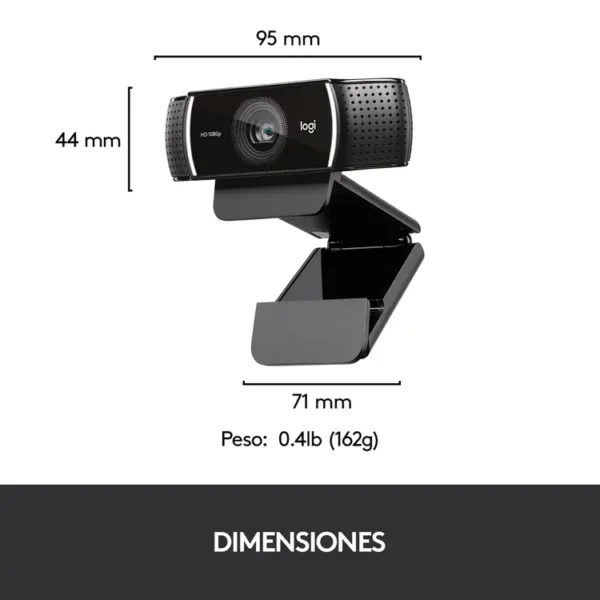 Cámara Web LOGITECH HD Pro Stream C922 - Imagen 7