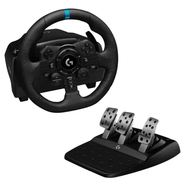 Timón + Pedales LOGITECH G PC, PS4 Y PS5 Gaming G923