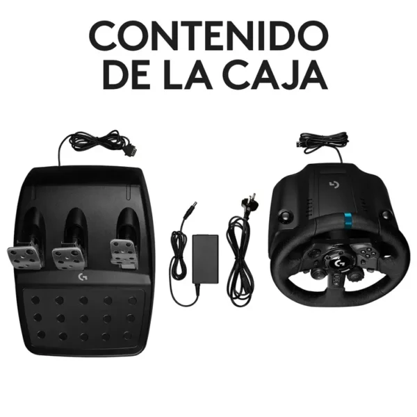 Timón + Pedales LOGITECH G PC, PS4 Y PS5 Gaming G923 - Imagen 10