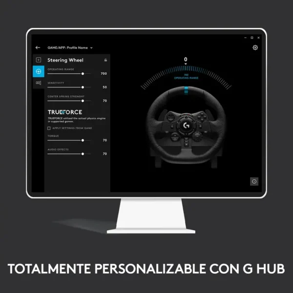 Timón + Pedales LOGITECH G PC, PS4 Y PS5 Gaming G923 - Imagen 9