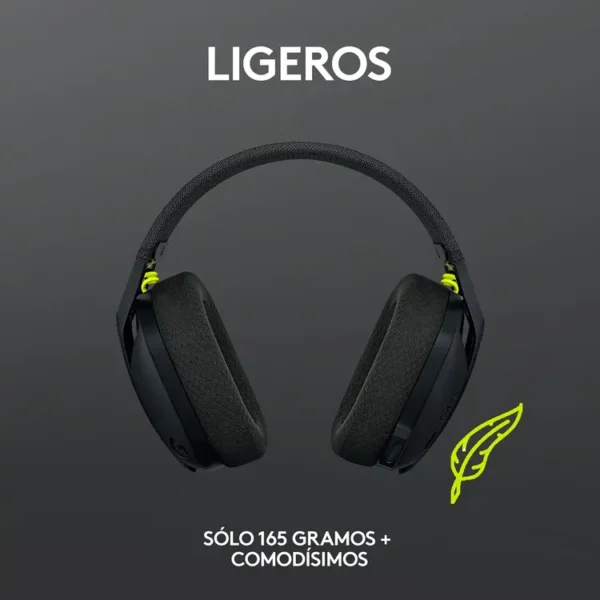 Audífonos de Diadema LOGITECH G Inalámbrica Gaming Negro para PC, Mac, PS4|PS5 y Celulares G435 - Imagen 5