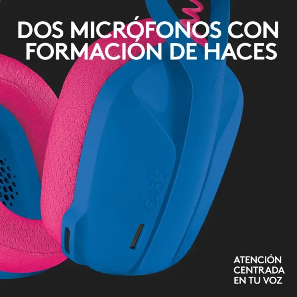 Audífonos de Diadema LOGITECH G Inalámbricos Gamer G435 Azul - Imagen 4