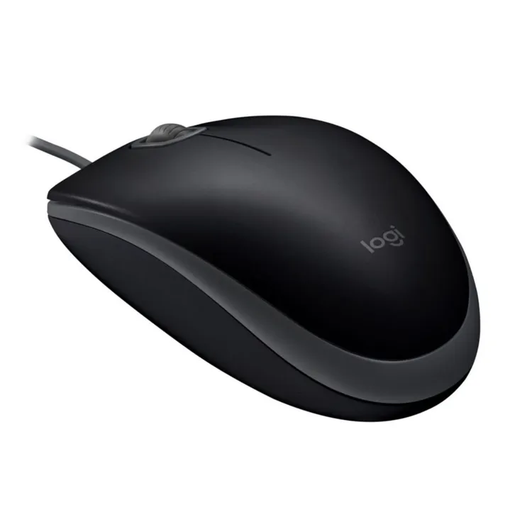 Mouse LOGITECH Alámbrico Óptico M110 Silent Negro - Imagen 3