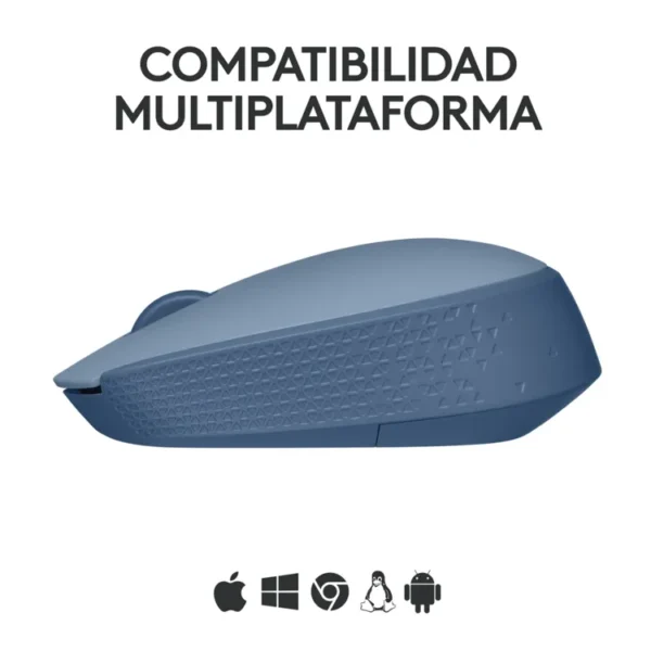 Mouse LOGITECH Inalámbrico Óptico M170 Azul|Gris - Imagen 4