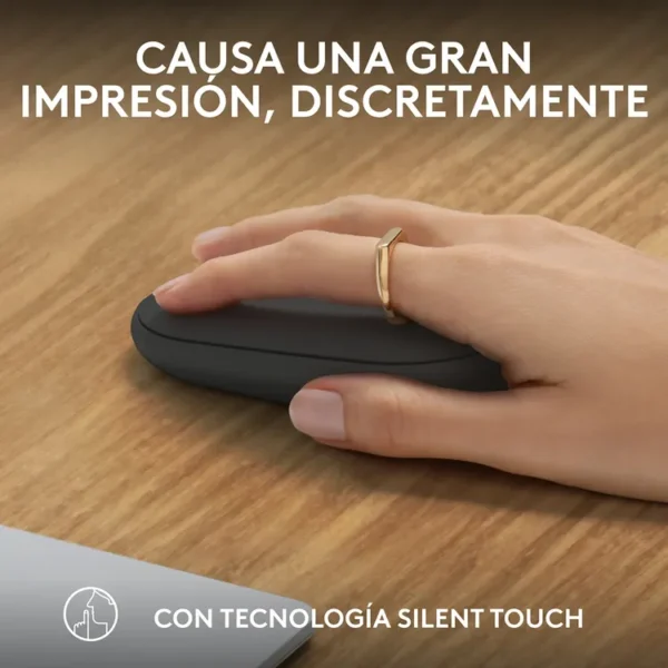 Mouse LOGITECH Óptico Inalámbrico M350S Negro - Imagen 7