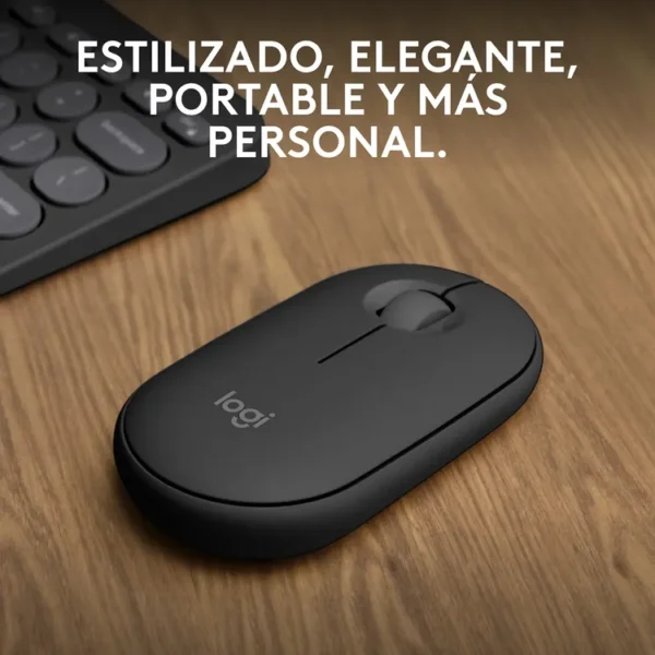 Mouse LOGITECH Óptico Inalámbrico M350S Negro - Imagen 10