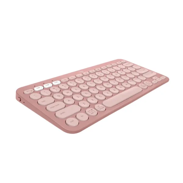 Teclado LOGITECH Inalámbrico Bluetooth K380S Rosado