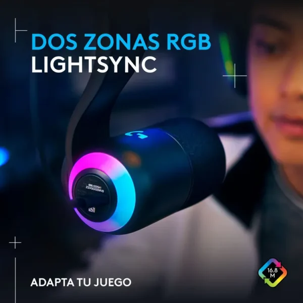 Microfono LOGTECH G Alámbrico Yeti GX USB Negro - Imagen 3