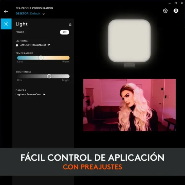 Luz Premium para Streaming LOGITECH Litra Glow - Imagen 7