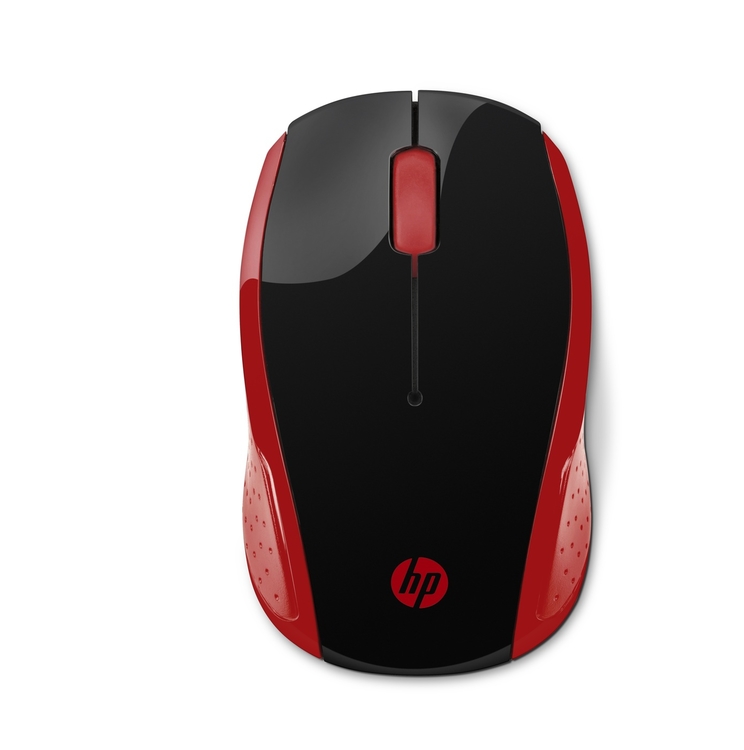 Mouse HP Inalámbrico 200 Rojo
