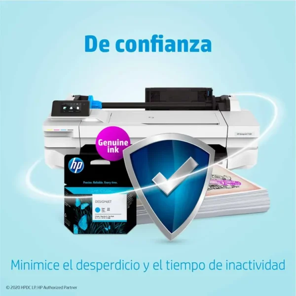 Cartucho de Tinta HP 712 Negro 80ml para Plotter - Imagen 4
