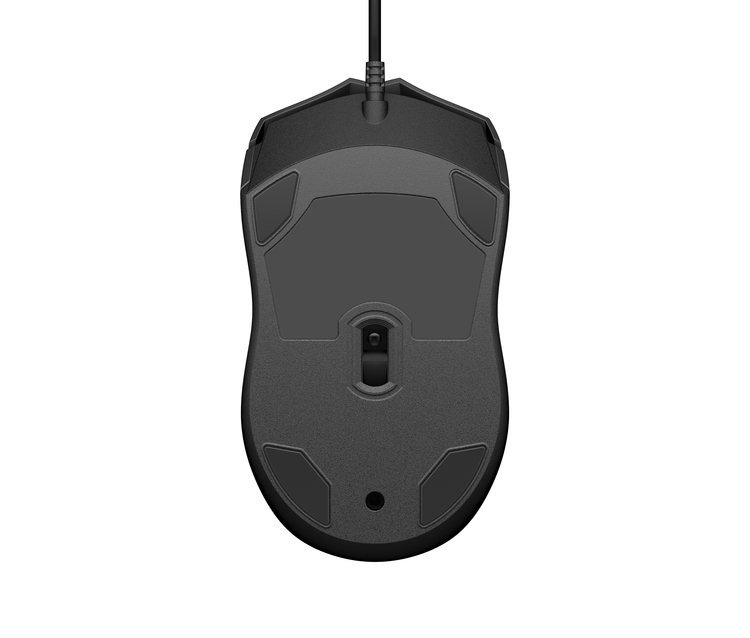 Mouse HP Alámbrico Óptico 100 Negro - Imagen 4