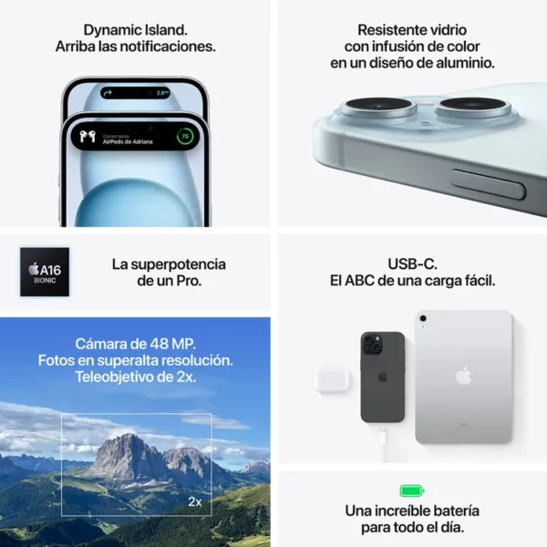 iPhone 15 256 GB 5G Negro - Imagen 7