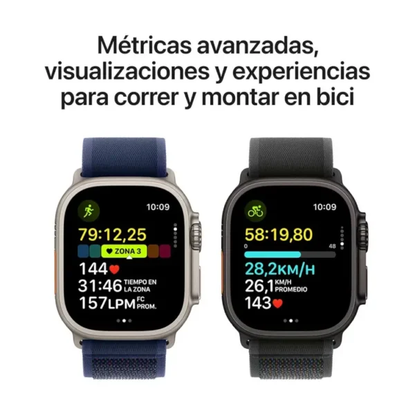 Apple Watch Ultra 2 GPS + Cellular de 49 mm Caja de Titanio Negro, Correa Ocean Negra Talla S|M|L - Imagen 4