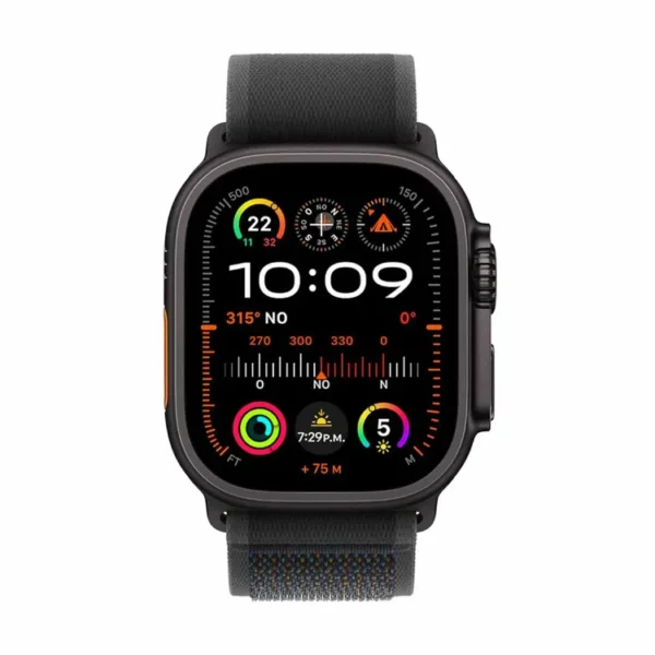 Apple Watch Ultra 2 GPS + Cellular de 49 mm Caja de Titanio Negro, Correa Loop Trail Negra - Talla M|L - Imagen 2