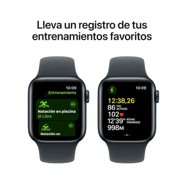 Apple Watch SE GPS de 40 mm Caja de Aluminio en Azul Medianoche, Correa Deportiva Azul Medianoche Talla S|M - Imagen 6