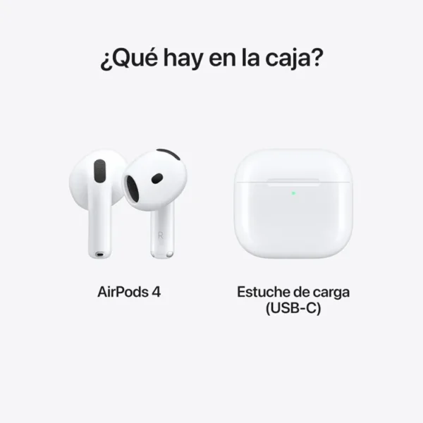 Audífonos APPLE AirPods 4 con Cancelación Activa de Ruido Blanco - Imagen 9