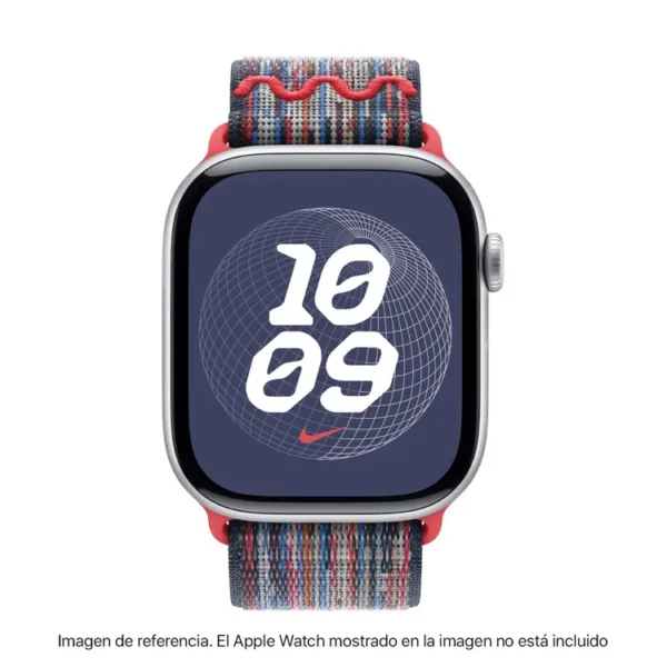 Correa Loop deportiva Nike azul/roja (46 mm) - Imagen 3