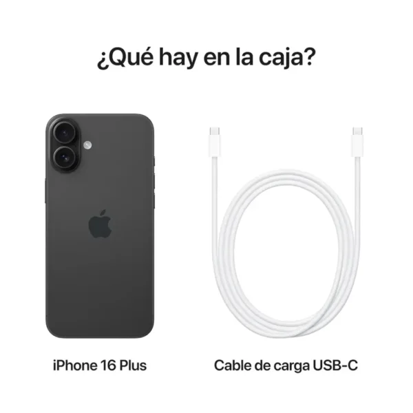 iPhone 16 Plus 128 GB Negro - Imagen 3