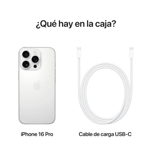 iPhone 16 Pro 512 GB Titanio Blanco - Imagen 3