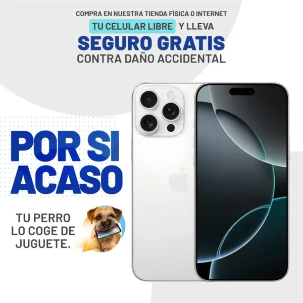 iPhone 16 Pro Max 256 GB Titanio Blanco - Imagen 2