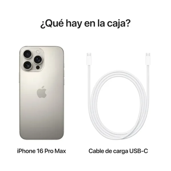 iPhone 16 Pro Max 512 GB Titanio Natural - Imagen 3
