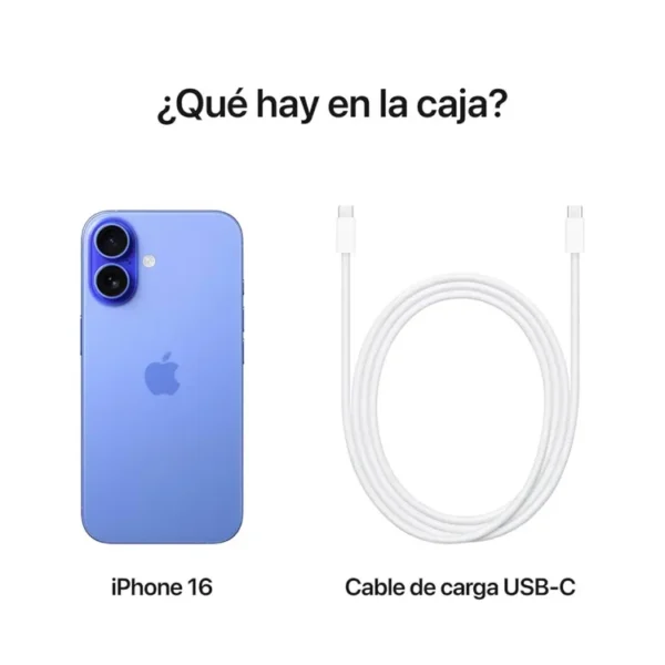 iPhone 16 128 GB Azul Ultramarino - Imagen 3