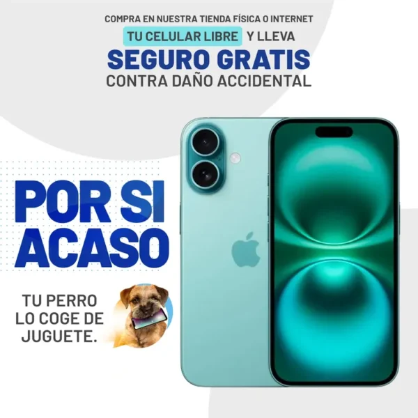 iPhone 16 128 GB Verde Azulado - Imagen 2