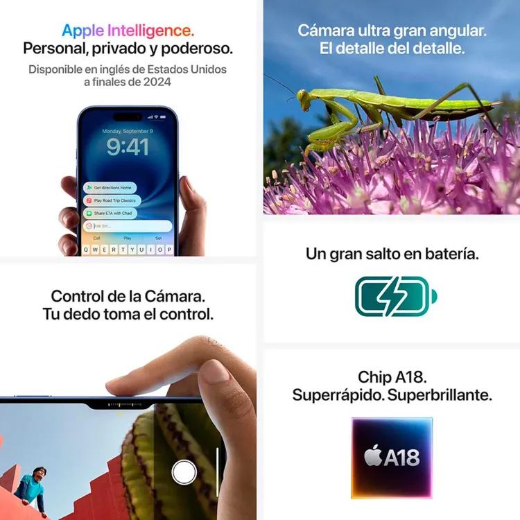 iPhone 16 256 GB Rosa - Imagen 7