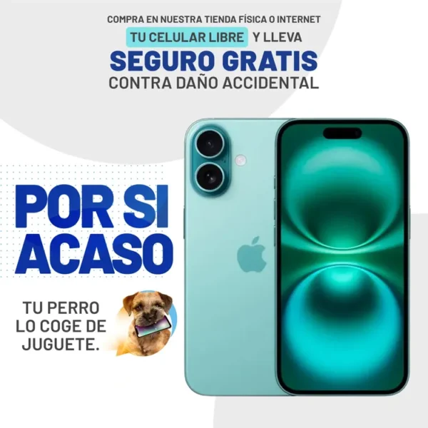 iPhone 16 256 GB Verde Azulado - Imagen 2