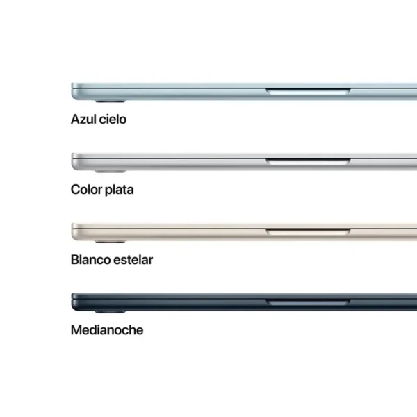 Macbook Air 13" Pulgadas Chip M4 CPU 10 Núcleos GPU 10 Núcleos - RAM 16GB - SSD 512GB - Blanco Estelar - Imagen 3
