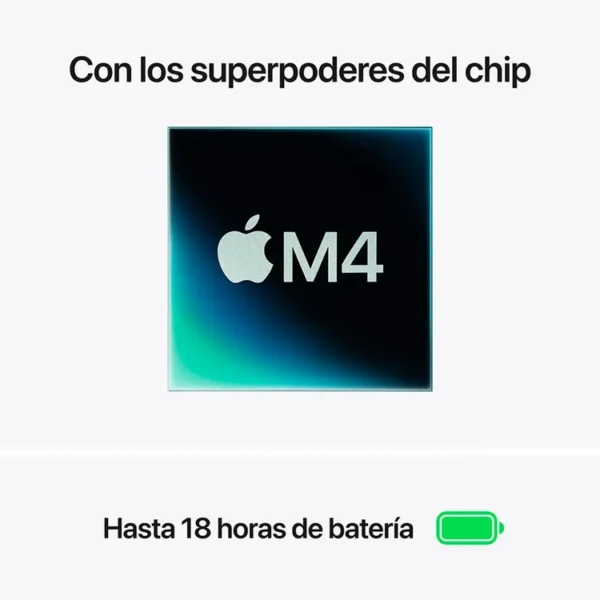 MacBook Air 13" Pulgadas Chip M4 CPU 10 Núcleos GPU 8 Núcleos - RAM 16GB - SSD 256GB - Azul Medianoche - Imagen 4