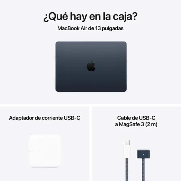 MacBook Air 13" Pulgadas Chip M4 CPU 10 Núcleos GPU 8 Núcleos - RAM 16GB - SSD 256GB - Azul Medianoche - Imagen 10