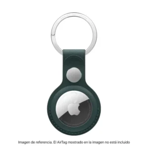 Llavero de trenzado fino para el AirTag  Verde oscuro