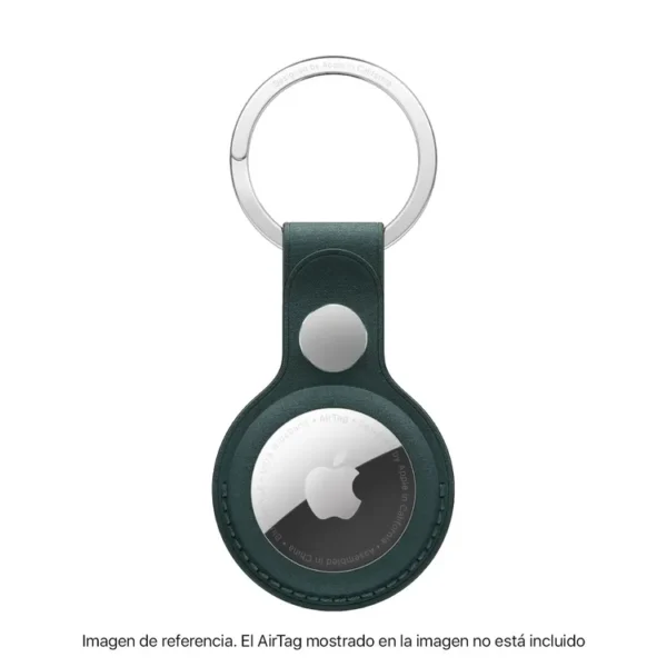 Llavero de trenzado fino para el AirTag  Verde oscuro