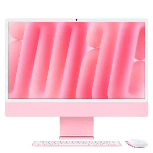 iMac 24"Retina 4.5K Chip M4 Apple CPU 8 núcleos GPU 8 núcleos RAM 16GB - Disco SSD 256GB - Rosado