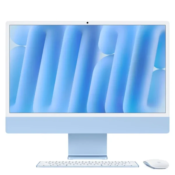 iMac 24"Retina 4.5K Chip M4 Apple CPU 10 núcleos GPU 10 núcleos RAM 16GB - Disco SSD 512GB - Azul