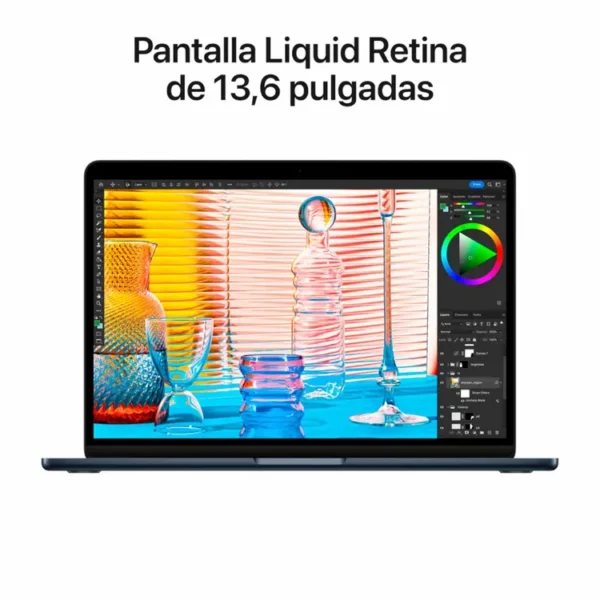 MacBook Air 13" Pulgadas Chip M2 CPU 8 núcleos GPU 8 núcleos - RAM 16GB - SSD 256GB - Azul Medianoche - Imagen 4