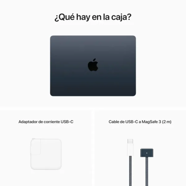 MacBook Air 13" Pulgadas Chip M2 CPU 8 núcleos GPU 8 núcleos - RAM 16GB - SSD 256GB - Azul Medianoche - Imagen 10