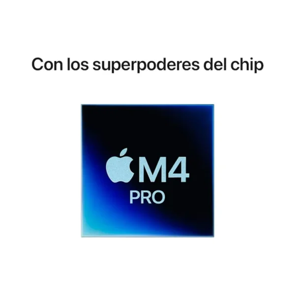 Mac Mini Chip M4 Pro CPU 12 núcleos GPU 16 núcleos - RAM 24GB - SSD 512GB - Plateado - Imagen 3