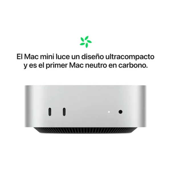Mac Mini Chip M4 Pro CPU 12 núcleos GPU 16 núcleos - RAM 24GB - SSD 512GB - Plateado - Imagen 5
