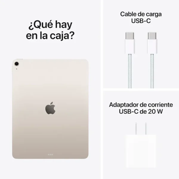 iPad Air 13" Pulgadas 256GB Chip M3 WiFi Blanco Estelar - Imagen 10