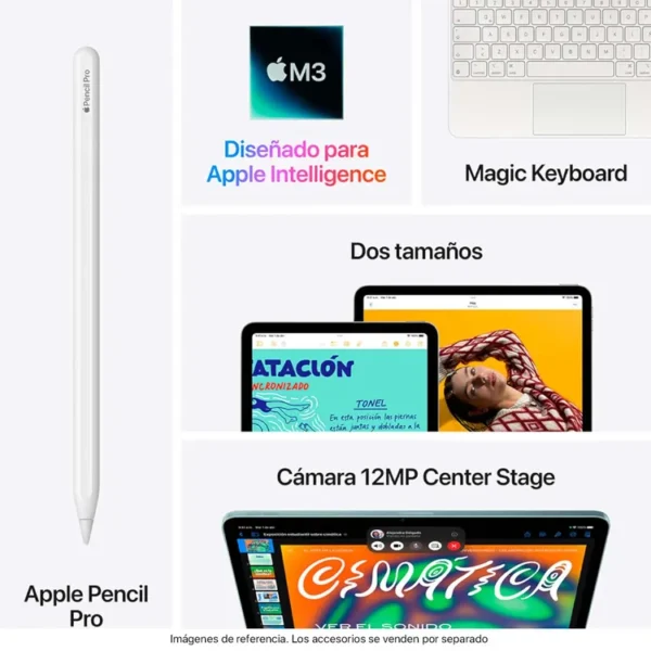 iPad Air 11" Pulgadas 128GB Chip M3 WiFi Morado - Imagen 9