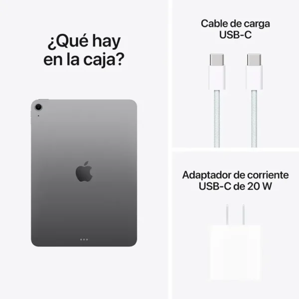 iPad Air 11" Pulgadas 256GB Chip M3 WiFi Gris Espacial - Imagen 10