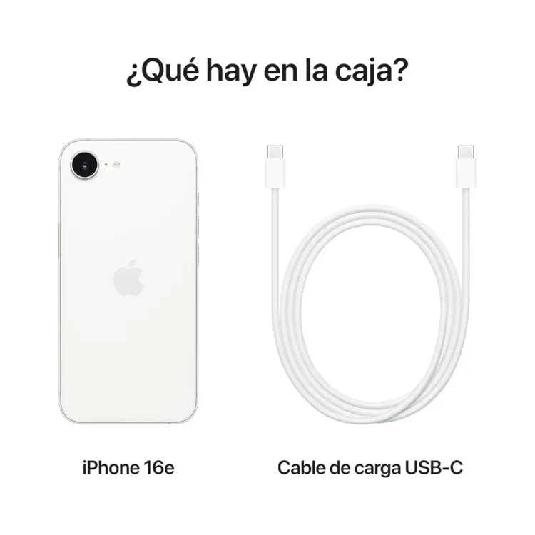 iPhone 16e 512GB Blanco - Imagen 4