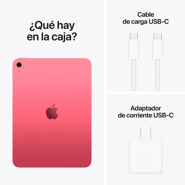 iPad 11" Pulgadas 256GB Chip A16 WiFi Rosado - Imagen 8